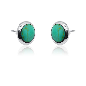 Aashni Turquoise Green Silver 925 Earring