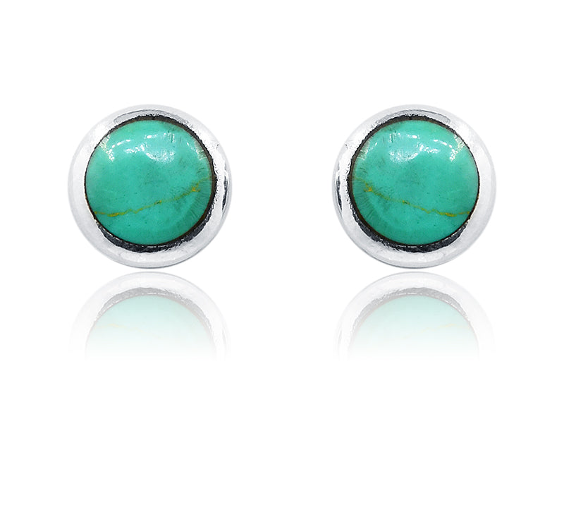 Aashni Turquoise Green Silver 925 Earring